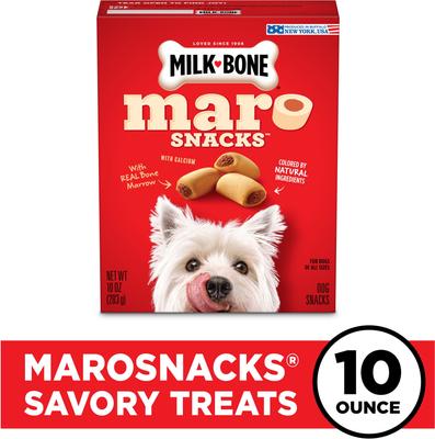 Show full view: Milk-Bone MaroSnacks Real Bone Marrow Dog Treats, 10-oz box slide 4 of 12