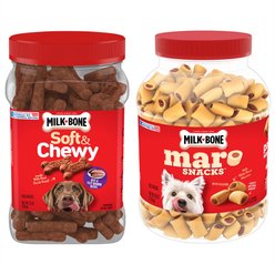Milk-Bone MaroSnacksReal Bone Marrow + Beef & Filet Mignon Recipe Dog Treats