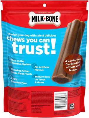 Show full view: Milk-Bone Mini Comfort Chews Real Beef Dog Treats, 6 count, case of 5 slide 3 of 10