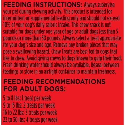 Show full view: Milk-Bone Mini Comfort Chews Real Beef Dog Treats, 6 count, case of 5 slide 8 of 10