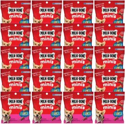 Milk-Bone Mini's Flavor Snacks Beef, Chicken & Bacon Flavored Biscuit Dog Treats, 50-oz bundle