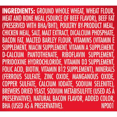 Show full view: Milk-Bone Mini's Flavor Snacks Beef, Chicken & Bacon Flavored Biscuit Dog Treats, 2.5-oz bag slide 10 of 12