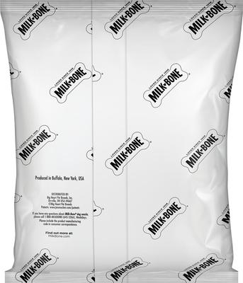 Show full view: Milk-Bone Mini's Flavor Snacks Beef, Chicken & Bacon Flavored Biscuit Treats, 36-oz tub + Beef, Chicken & Bacon Flavored Biscuit Dog Treats, 35-oz, case of 2 slide 7 of 9