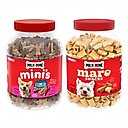 Milk-Bone Mini's Flavor Snacks Beef, Chicken & Bacon + MaroSnacksReal Bone Marrow Dog Treats