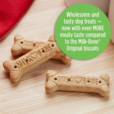 Show full view: Milk-Bone Original Large Biscuit Treats, 10-lb box + Soft & Chewy Chicken Recipe Dog Treats, 25-oz tub slide 4 of 9