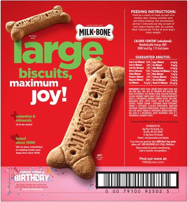 Show full view: Milk-Bone Original Large Biscuit Treats, 10-lb box + Soft & Chewy Chicken Recipe Dog Treats, 25-oz tub slide 3 of 9