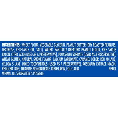 Show full view: Milk-Bone Peanut Buttery Bites Real Peanut Butter & Bacon Soft & Chewy Dog Treats, 4.5-oz bag slide 9 of 12