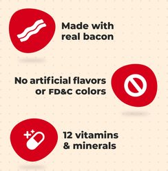 Milk-Bone Real Bacon Soft & Chewy Dog Treats, 25-oz canister slide 2 of 9