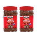 Milk-Bone Soft & Chewy Beef & Filet Mignon Recipe Dog Treats, 25-oz tub, bundle of 2