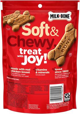 Show full view: Milk-Bone Soft & Chewy Chicken Recipe Dog Treats, 5.6-oz bag slide 4 of 12