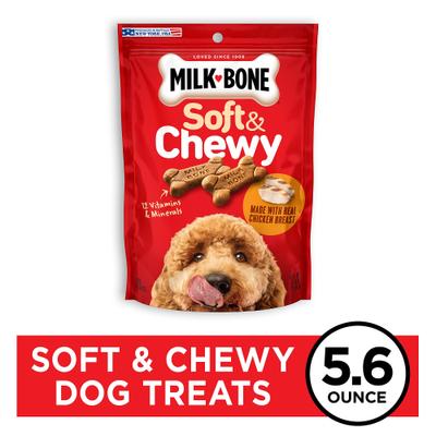 Show full view: Milk-Bone Soft & Chewy Chicken Recipe Dog Treats, 5.6-oz bag slide 3 of 12