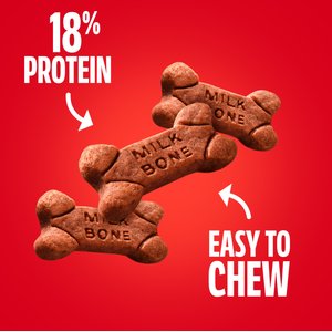 Milk-Bone Soft & Chewy Real Beef & Filet Mignon Dog Treats, 25-oz tub