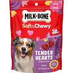 Milk-Bone Soft & Chewy Tender Hearts Dog Treats, 4.5-oz bag