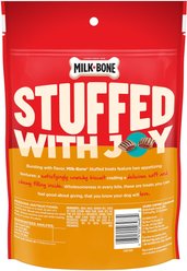 Milk-Bone Stuffed Biscuits with Real Bacon & Beef Dog Treats, 10-oz pouch, case of 5 slide 2 of 8