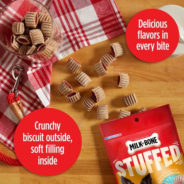 Milk-Bone Stuffed Biscuits with Real Bacon & Beef Dog Treats