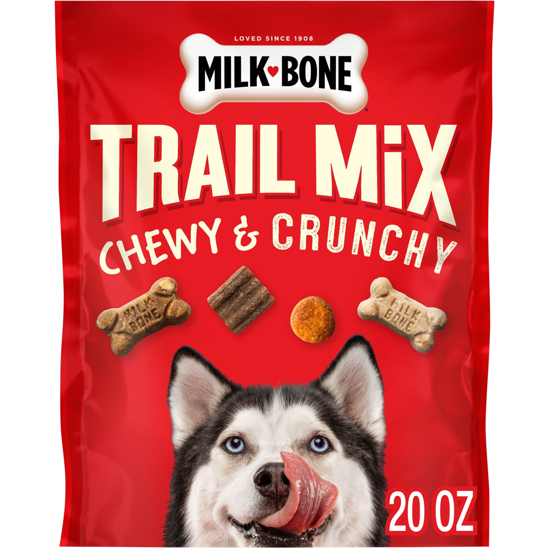 Milk-Bone Trail Mix Beef/Sweet Potato Chewy/Crunchy Dog Treats, 20-oz