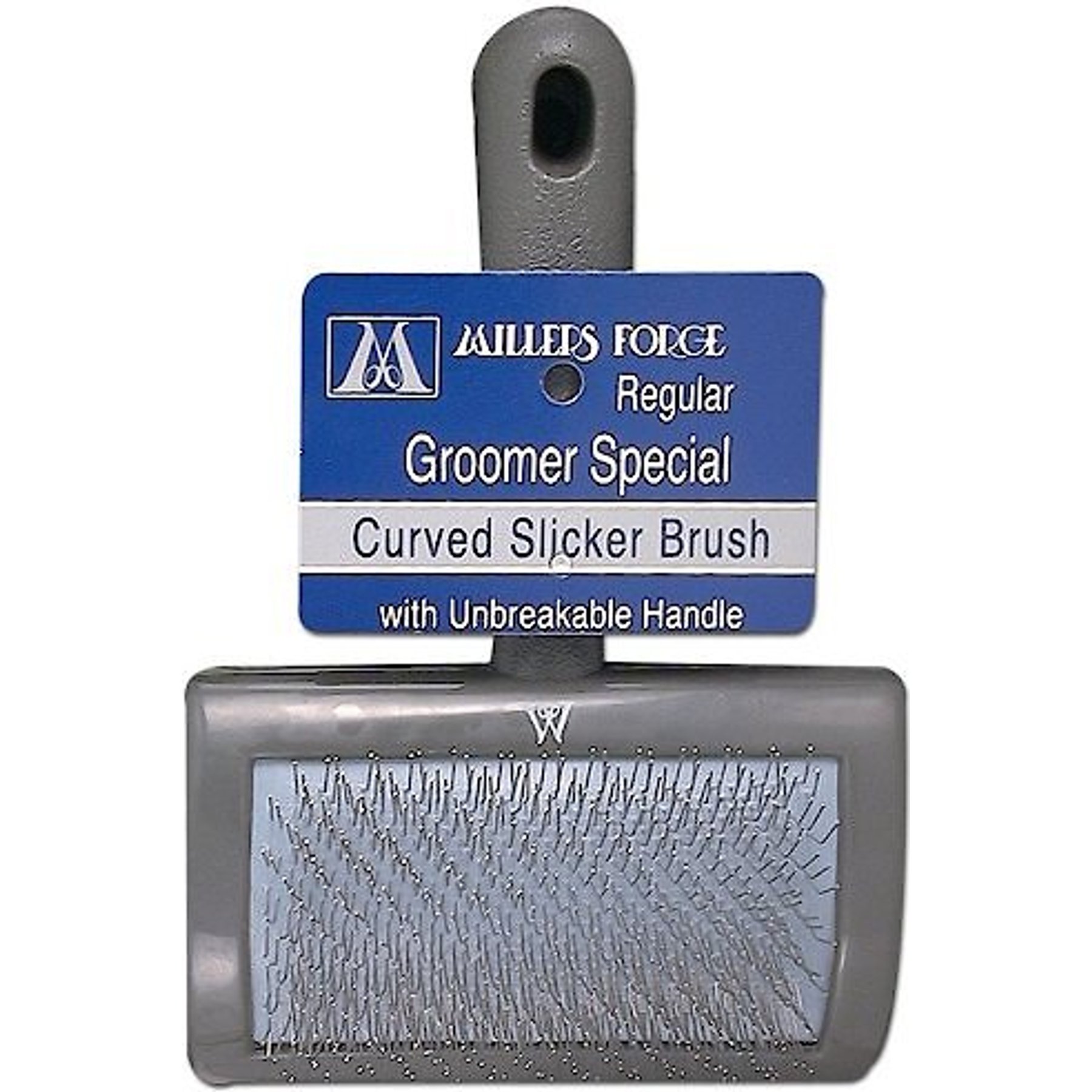 Millers Forge Unbreakable Style Slicker Brush, Regular, 2 count