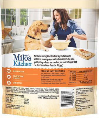 Show full view: Milo's Kitchen Chicken Jerky Recipe Dog Treats, 30-oz bundle slide 3 of 7