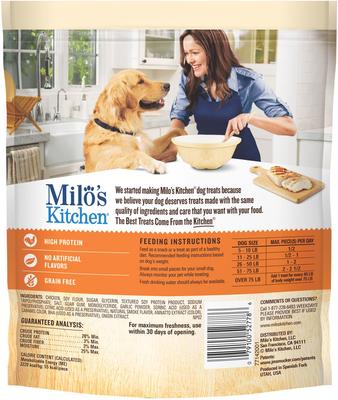 Show full view: Milo's Kitchen Chicken Jerky Recipe Dog Treats, 30-oz bundle slide 4 of 7