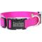 Show in main carousel: Mimi Green Fi Series 3 Compatible Nylon Personalized Dog Collar, Raspberry, Small slide 1 of 7
