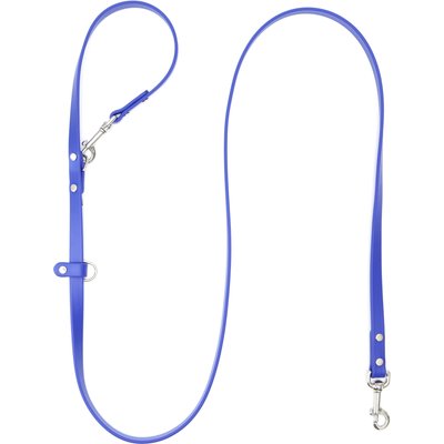 Mimi Green Mimi Green Hands Free Convertible Waterproof Biothane Dog Leash, Cobalt Blue, 6-ft long, 5/8-in wide