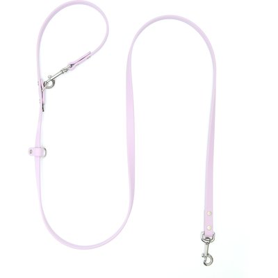 Mimi Green Mimi Green Hands Free Convertible Waterproof Biothane Dog Leash, Pastel Purple, 6-ft long, 5/8-in wide