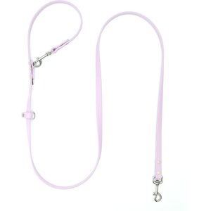 Mimi Green Hands Free Convertible Waterproof Biothane Dog Leash, Pastel Purple, 8-ft long, 3/4-in wide