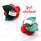 Show in main carousel: Mimi Green Holly Dog & Cat Collar Accessory, Red/Green, Medium slide 3 of 3