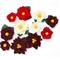 Show in main carousel: Mimi Green Joy Holiday Flower Dog Collar Accessory, Dark Red, Medium slide 3 of 5