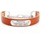 Show in main carousel: Mimi Green Leather Martingale Dog Collar with ID Riveted Nameplate, Tan, X-Large slide 1 of 6