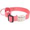 Show in main carousel: Mimi Green Nylon Personalized Martingale with Nameplate Dog Collar, Strawberry Pink, Large: 18 to 22-in neck, 1.5-in wide slide 1 of 3