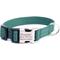 Show in main carousel: Mimi Green Nylon Personalized Reflective Hybrid Buckle Dog Collar, Forest Green, Medium/Large slide 1 of 4
