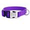 Show in main carousel: Mimi Green Nylon Personalized Reflective Hybrid Buckle Dog Collar, Purple, Large slide 1 of 5