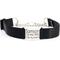 Show in main carousel: Mimi Green Personalized Chain Martingale Dog Collar, Black, Large slide 1 of 8