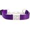 Show in main carousel: Mimi Green Personalized Chain Martingale Dog Collar, Purple, Large slide 1 of 8