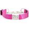 Show in main carousel: Mimi Green Personalized Chain Martingale Dog Collar, Raspberry, Small slide 1 of 7