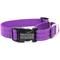 Show in main carousel: Mimi Green Personalized Nylon Reflective Martingale Dog Collar, Purple, Large: 18 to 22-in neck, 1-in wide slide 1 of 3
