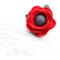 Show in main carousel: Mimi Green Poppy Flower Dog Collar Accessory, Red, Medium slide 2 of 6