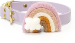 Mimi Green Rainbow Dog Collar Accessory, Pastel, Medium