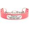 Show in main carousel: Mimi Green Waterproof Leather Martingale Dog Collar with Personalized ID Tag, Coral Pink, X-Large slide 1 of 6