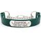Show in main carousel: Mimi Green Waterproof Leather Martingale Dog Collar with Personalized ID Tag, Forest Green, Large slide 1 of 6