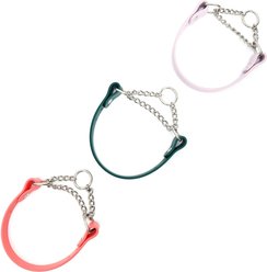 Mimi Green Waterproof Leather Martingale Dog Collar with Personalized ID Tag, Mesa, Large slide 2 of 5