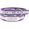 Show in main carousel: Mimi Green Waterproof Reflective with Riveted Name Plate Dog Collar, Purple, Medium 1" slide 1 of 6