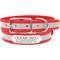 Show in main carousel: Mimi Green Waterproof Reflective with Riveted Name Plate Dog Collar, Red, Medium 1" slide 1 of 6