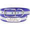 Show in main carousel: Mimi Green Waterproof Reflective with Riveted Name Plate Dog Collar, Royal Blue, Large 1" slide 1 of 7