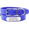 Show in main carousel: Mimi Green Waterproof with Riveted Name Plate Dog Collar, Cobalt Blue, Large 1" slide 1 of 5