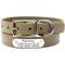 Show in main carousel: Mimi Green Waterproof with Riveted Name Plate Dog Collar, Olive, Small 5/8" slide 1 of 5