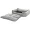 Show in main carousel: Mina Victory Quilted Bolster Dog Bed, Grey slide 4 of 5