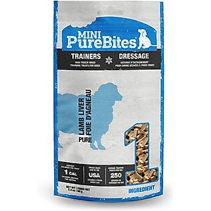 Mini-PureBites Trainers Lamb Liver Freeze-Dried Raw Dog Treats, 2.4-oz bag