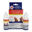 Miracle Care Ear Mite Treatment Kit for Dogs, 1-fl oz bottle, 2 count